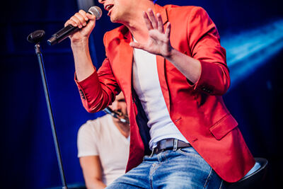 Niels Destadsbader @ Palm Parkies Genk 2015, picture 1, photographed by Elke Briers - FrontView Magazine