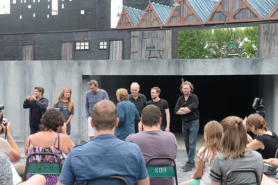 Open repetitie "The Story of Sacco & Vanzetti" Donkmeer Berlare, picture 5, photographed by Goele Bormans - FrontView Magazine