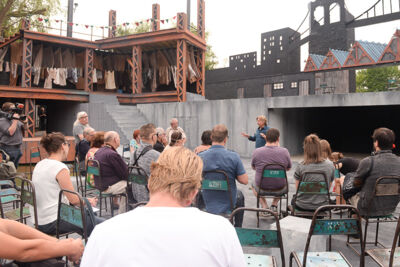 Open repetitie "The Story of Sacco & Vanzetti" Donkmeer Berlare, picture 6, photographed by Goele Bormans - FrontView Magazine