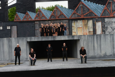Open repetitie "The Story of Sacco & Vanzetti" Donkmeer Berlare, picture 66, photographed by Goele Bormans - FrontView Magazine