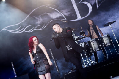 Blutengel @ Summer Breeze 2015, picture 7, photographed by Dorien Goetschalckx - FrontView Magazine