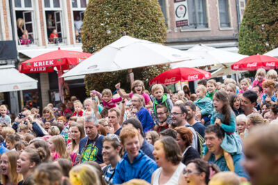 Marktrock for kids @ Marktrock Leuven 2015, picture 1, photographed by Kurt Jacobs - FrontView Magazine
