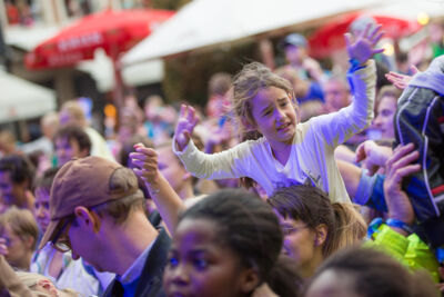Marktrock for kids @ Marktrock Leuven 2015, picture 81, photographed by Kurt Jacobs - FrontView Magazine