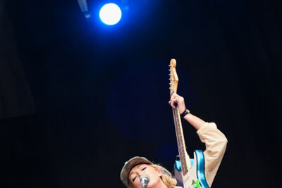 The Ting Tings @ Brussels Summer Festival 2015, picture 7, photographed by Magali Decamps - FrontView Magazine