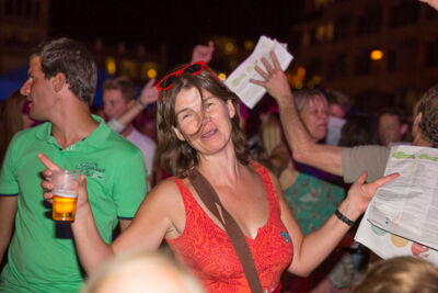 Podium & Sfeer @ Vlaanderen Zingt 2015 in St.-Idesbald, foto 75, foto's door Guy Danneels - FrontView Magazine