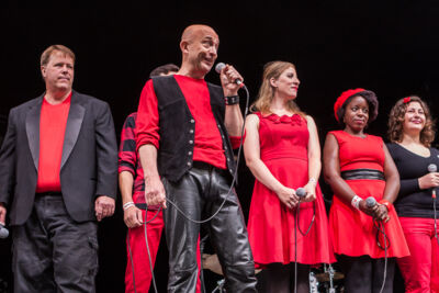 Urbanus & De Fanfaar en Fast Forward @ Boterhammen in het park, foto 12, foto's door Alex Wyckmans - FrontView Magazine