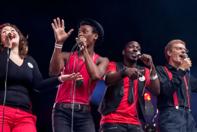 Urbanus & De Fanfaar en Fast Forward @ Boterhammen in het park, foto 14, foto's door Alex Wyckmans - FrontView Magazine
