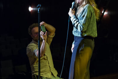 Setbezoek "Say Something Funny" @ Groenzaal te Gent, foto 9, foto's door Guy Danneels - FrontView Magazine