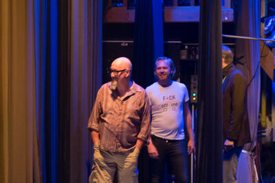 Setbezoek "Say Something Funny" @ Groenzaal te Gent, foto 11, foto's door Guy Danneels - FrontView Magazine
