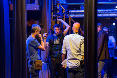 Setbezoek "Say Something Funny" @ Groenzaal te Gent, foto 15, foto's door Guy Danneels - FrontView Magazine