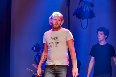 Setbezoek "Say Something Funny" @ Groenzaal te Gent, foto 70, foto's door Guy Danneels - FrontView Magazine
