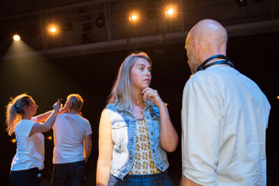 Setbezoek "Say Something Funny" @ Groenzaal te Gent, foto 125, foto's door Guy Danneels - FrontView Magazine