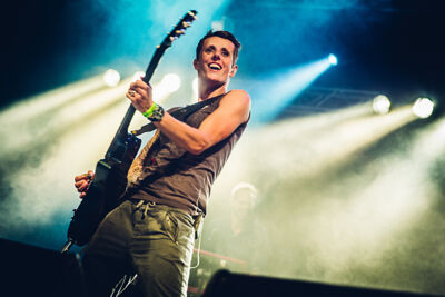 K's Choice @ Boerenrock 2015, foto 1, foto's door Elke Briers - FrontView Magazine