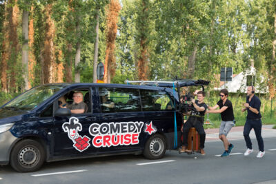 Setbezoek 2: "Say Something Funny" @ Wetteren, foto 2, foto's door Guy Danneels - FrontView Magazine