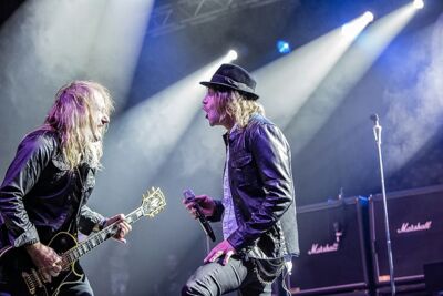 Gotthard @ OlensFest 2015, foto 12, foto's door Edwin Houdevelt - FrontView Magazine