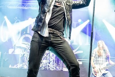 Gotthard @ OlensFest 2015, foto 22, foto's door Edwin Houdevelt - FrontView Magazine
