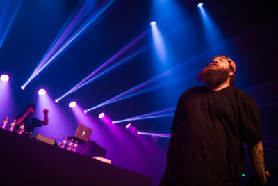 Action Bronson @ Ancienne Belgique, picture 4, photographed by Tom Stessens - FrontView Magazine