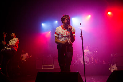 The Vaccines @ AB, picture 2, photographed by Kristof Hayen - FrontView Magazine