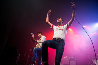 The Vaccines @ AB, picture 7, photographed by Kristof Hayen - FrontView Magazine