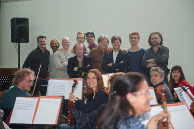 Persmoment Lelies in Symfonie Judas Theaterproducties, foto 5, foto's door Goele Bormans - FrontView Magazine