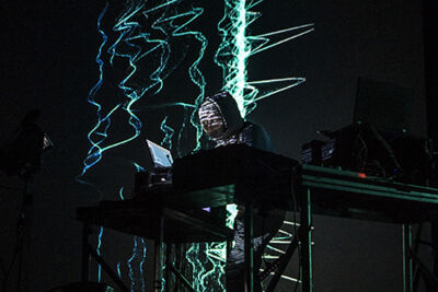 Squarepusher @ Ancienne Belgique, picture 14, photographed by Bart Scholliers - FrontView Magazine
