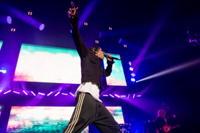 A$AP Rocky @ Vorst Nationaal, picture 2, photographed by Dorien Goetschalckx - FrontView Magazine