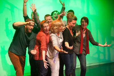 The Marcel - voor de Rode Neuzen Dag Improvisatietheater, foto 23, foto's door Goele Bormans - FrontView Magazine