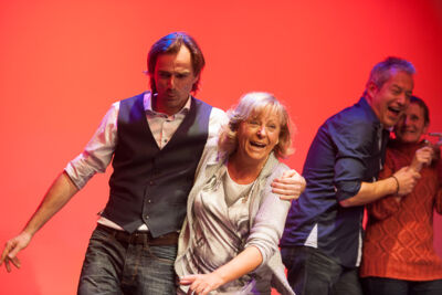 The Marcel - voor de Rode Neuzen Dag Improvisatietheater, foto 29, foto's door Goele Bormans - FrontView Magazine