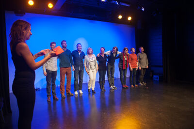 The Marcel - voor de Rode Neuzen Dag Improvisatietheater, foto 52, foto's door Goele Bormans - FrontView Magazine