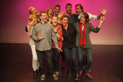 The Marcel - voor de Rode Neuzen Dag Improvisatietheater, foto 54, foto's door Goele Bormans - FrontView Magazine