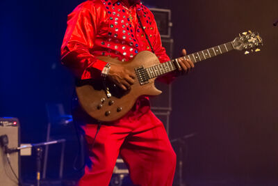 Lil’ Ed and the Blues Imperials @ Blues in Schoten, picture 11, photographed by Marc Verdonck - FrontView Magazine