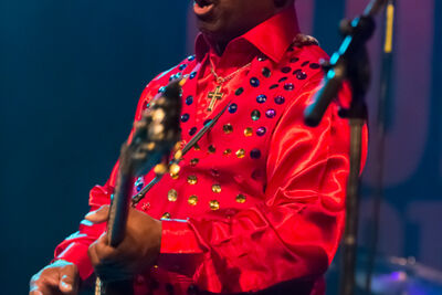 Lil’ Ed and the Blues Imperials @ Blues in Schoten, picture 13, photographed by Marc Verdonck - FrontView Magazine