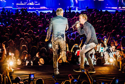 Clouseau & Van Geel @ Lotto Arena, foto 18, foto's door Elke Briers - FrontView Magazine