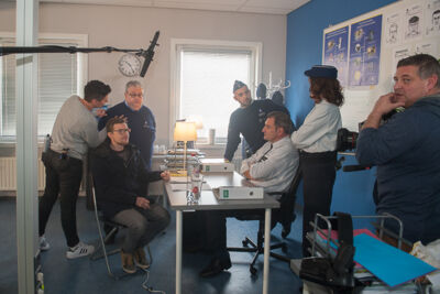 Opnames Het leven zoals het is: de wijkagenten @ Uitgezonderd Theater!, picture 10, photographed by Goele Bormans - FrontView Magazine