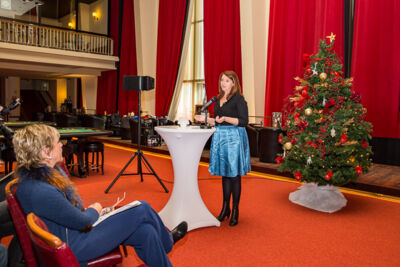 Via Annemie - Persconferentie @ Casino Oostende, picture 1, photographed by Guy Danneels - FrontView Magazine