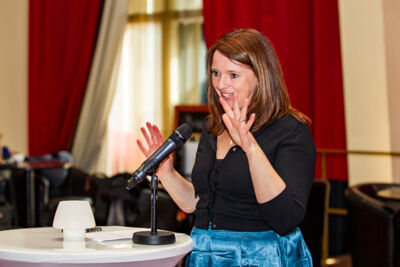 Via Annemie - Persconferentie @ Casino Oostende, picture 2, photographed by Guy Danneels - FrontView Magazine