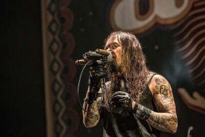 Amorphis @ Lotto Arena, foto 4, foto's door Edwin Houdevelt - FrontView Magazine