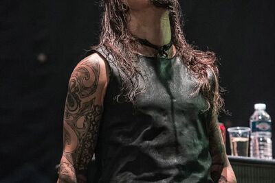 Amorphis @ Lotto Arena, foto 19, foto's door Edwin Houdevelt - FrontView Magazine