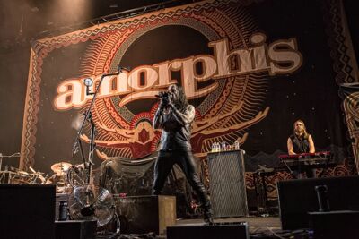 Amorphis @ Lotto Arena, foto 20, foto's door Edwin Houdevelt - FrontView Magazine