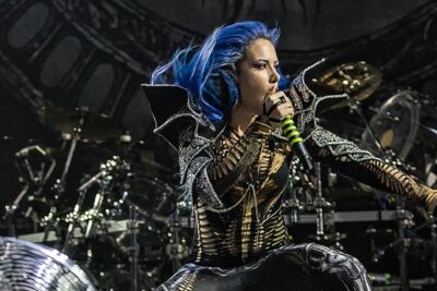 Arch Enemy @ Lotto Arena, foto 4, foto's door Edwin Houdevelt - FrontView Magazine