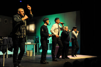 Première Het leven zoals het is: de wijkagenten! @ Rode zaal - Fakkelteater, picture 49, photographed by Goele Bormans - FrontView Magazine