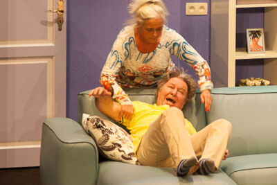 Amaai mijne rug! echt Antwaarps teater, picture 18, photographed by Goele Bormans - FrontView Magazine