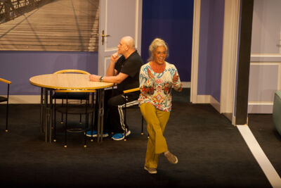 Amaai mijne rug! echt Antwaarps teater, picture 28, photographed by Goele Bormans - FrontView Magazine