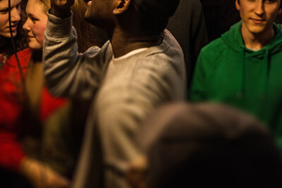 Woodie Smalls albumvoorstelling @ Café Commerce, picture 5, photographed by Bart Scholliers - FrontView Magazine