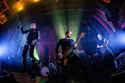 Architects @ Ancienne Belgique, picture 1, photographed by Edwin Houdevelt - FrontView Magazine