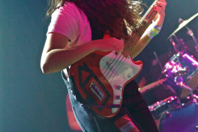 Hinds @ ancienne Belgique Club, foto 1, foto's door Bart Baevegems - FrontView Magazine