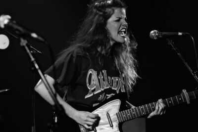 Hinds @ ancienne Belgique Club, foto 3, foto's door Bart Baevegems - FrontView Magazine
