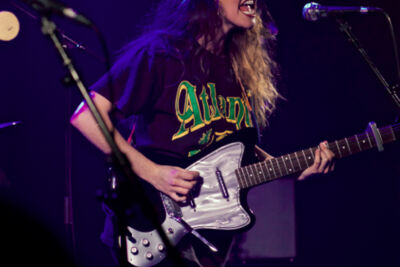 Hinds @ ancienne Belgique Club, foto 4, foto's door Bart Baevegems - FrontView Magazine