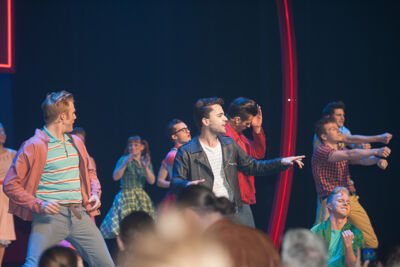 Première Grease @ Stadsschouwburg Antwerpen, picture 74, photographed by Goele Bormans - FrontView Magazine
