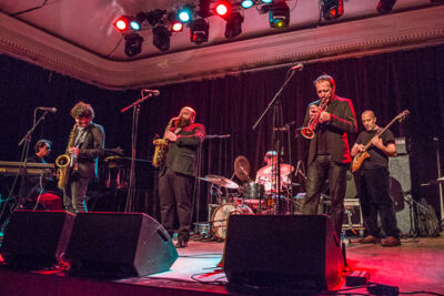 Thomas De Pourquery & Supersonic @ De Casino St.-Niklaas, picture 10, photographed by Guy Danneels - FrontView Magazine